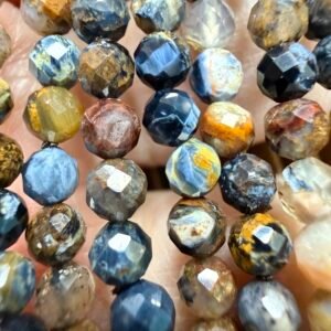 Faceted Pietersite Bead Bracelet