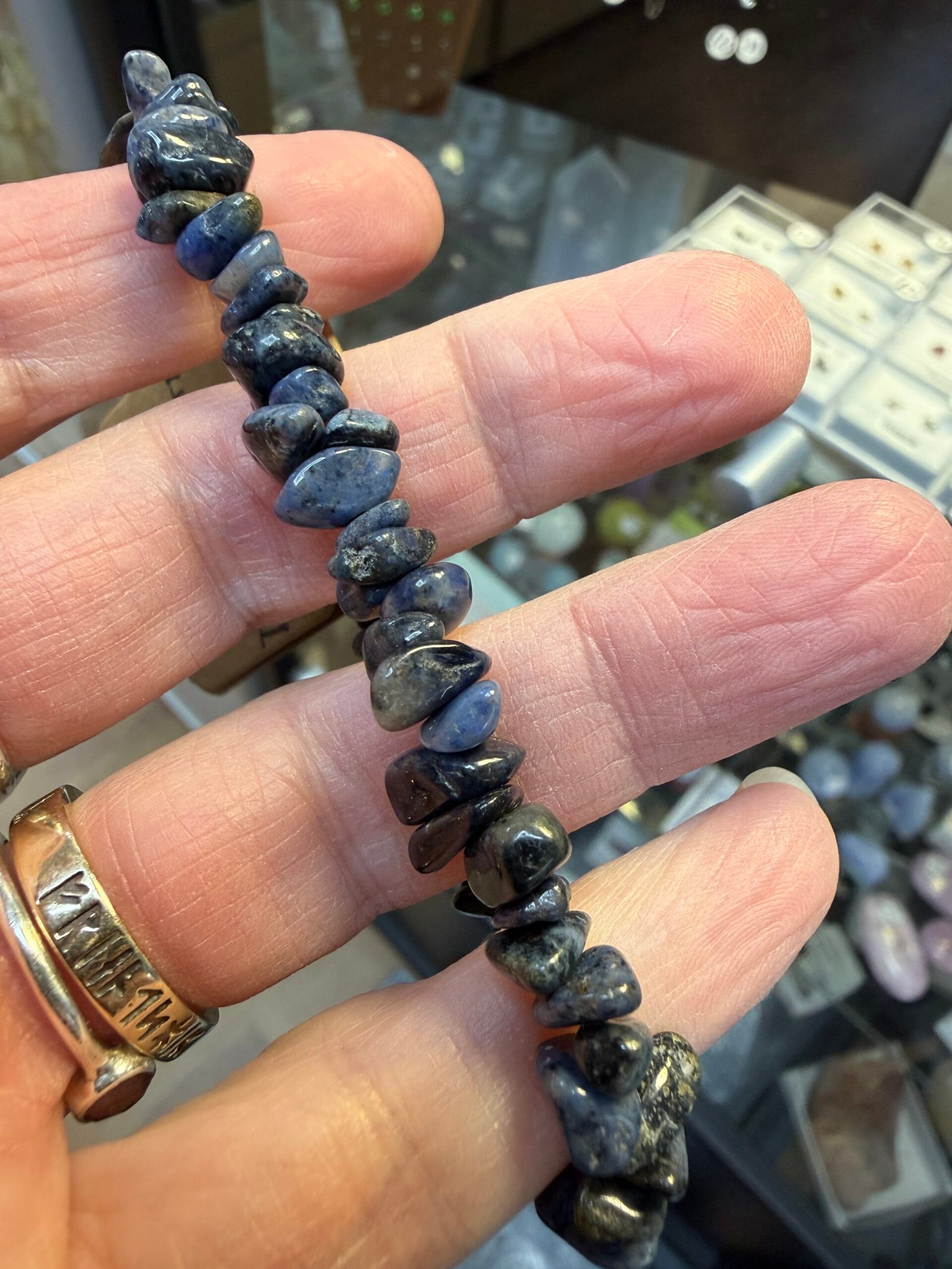 Dumortierite Chipstone Bracelet - Image 3