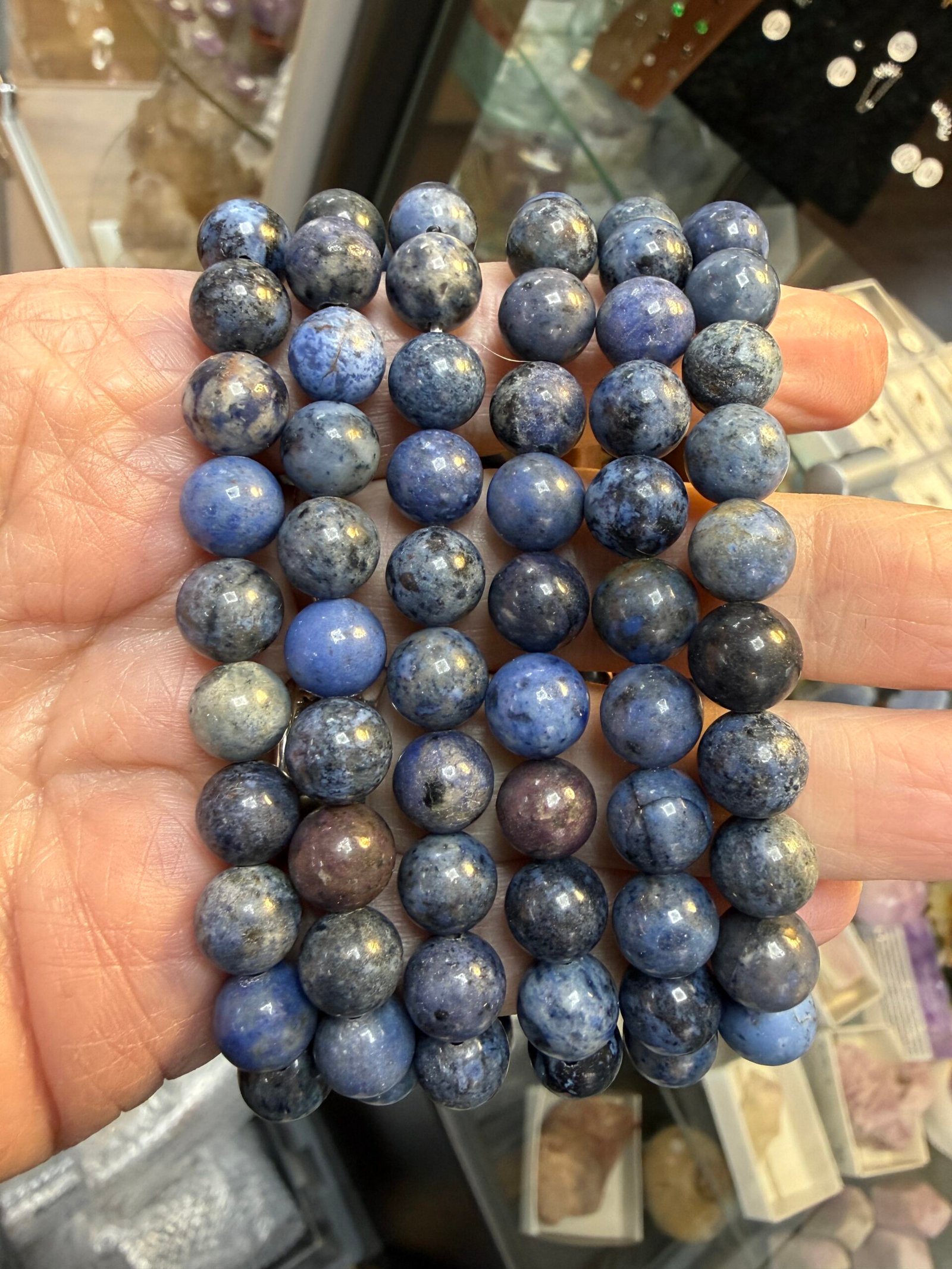 Dumortierite Bead Bracelet - Image 2