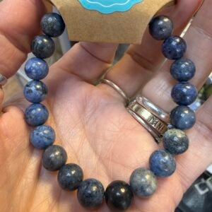 Dumortierite Bead Bracelet