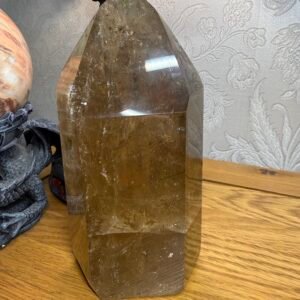Large Natural Citrine Tower