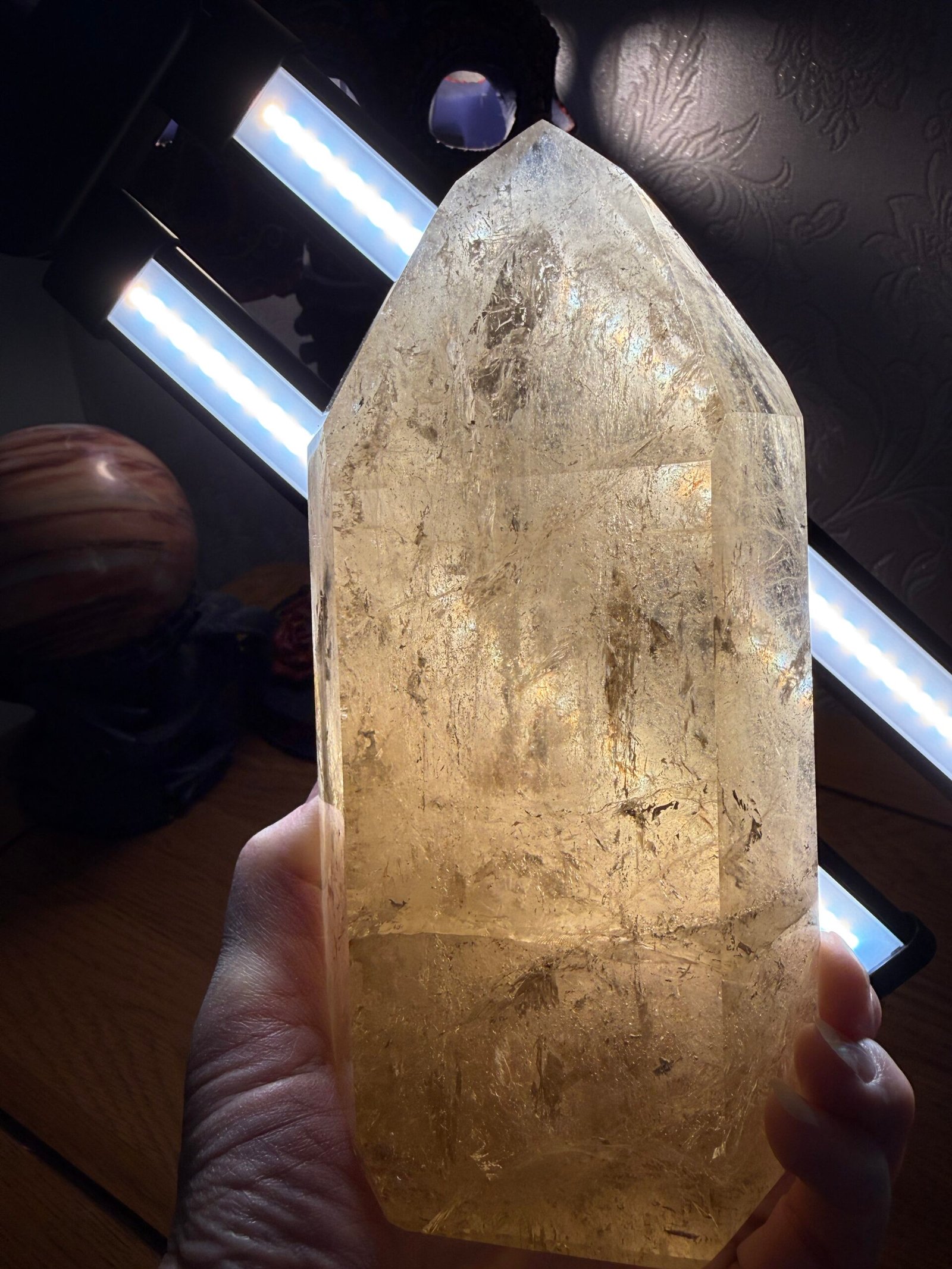Large Natural Citrine Tower - Image 6