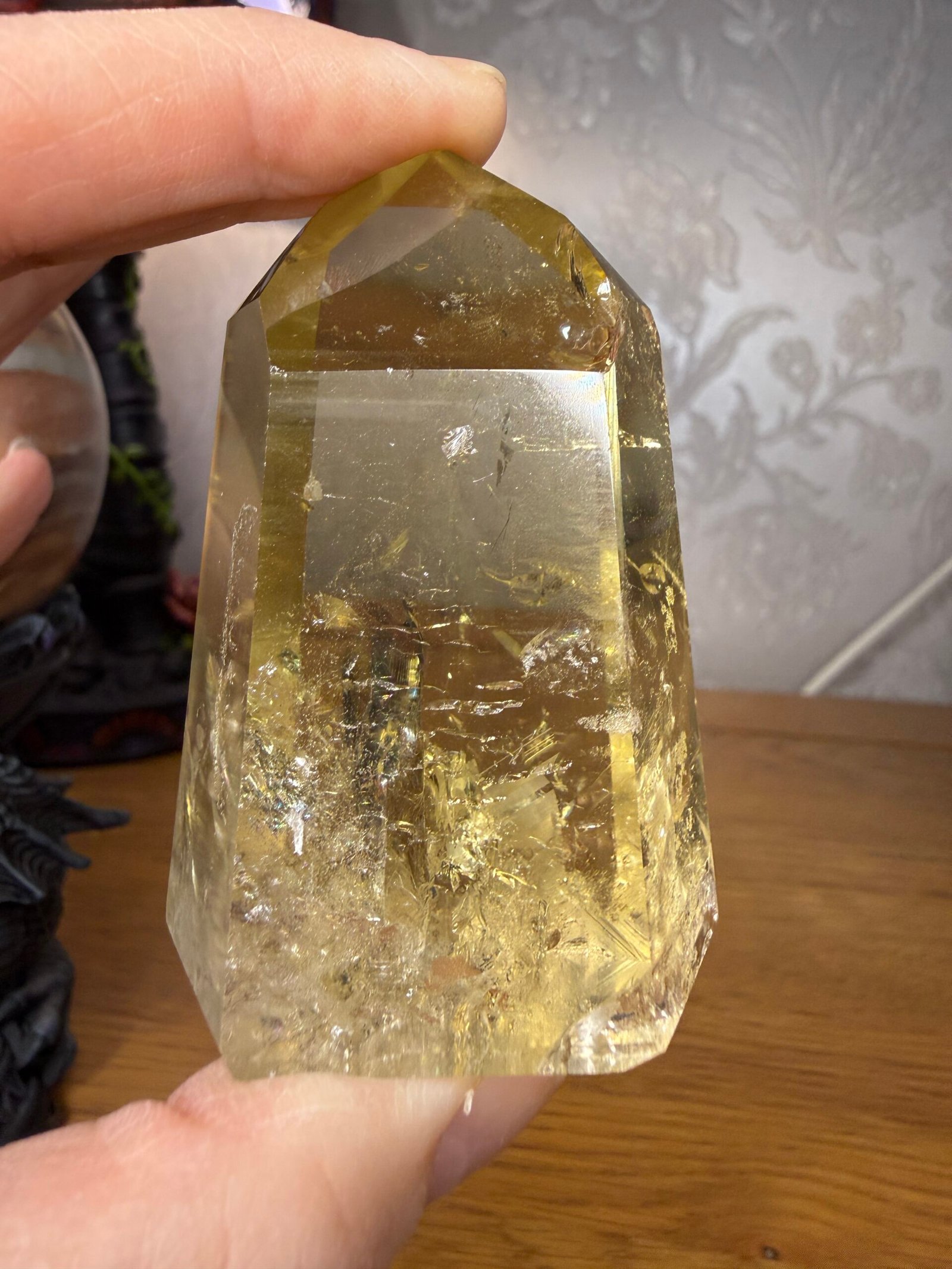 Natural Citrine Point