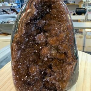 Uruguayan Rainbow Amethyst Cut base