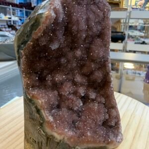 Uruguayan Rainbow Amethyst Cut Base