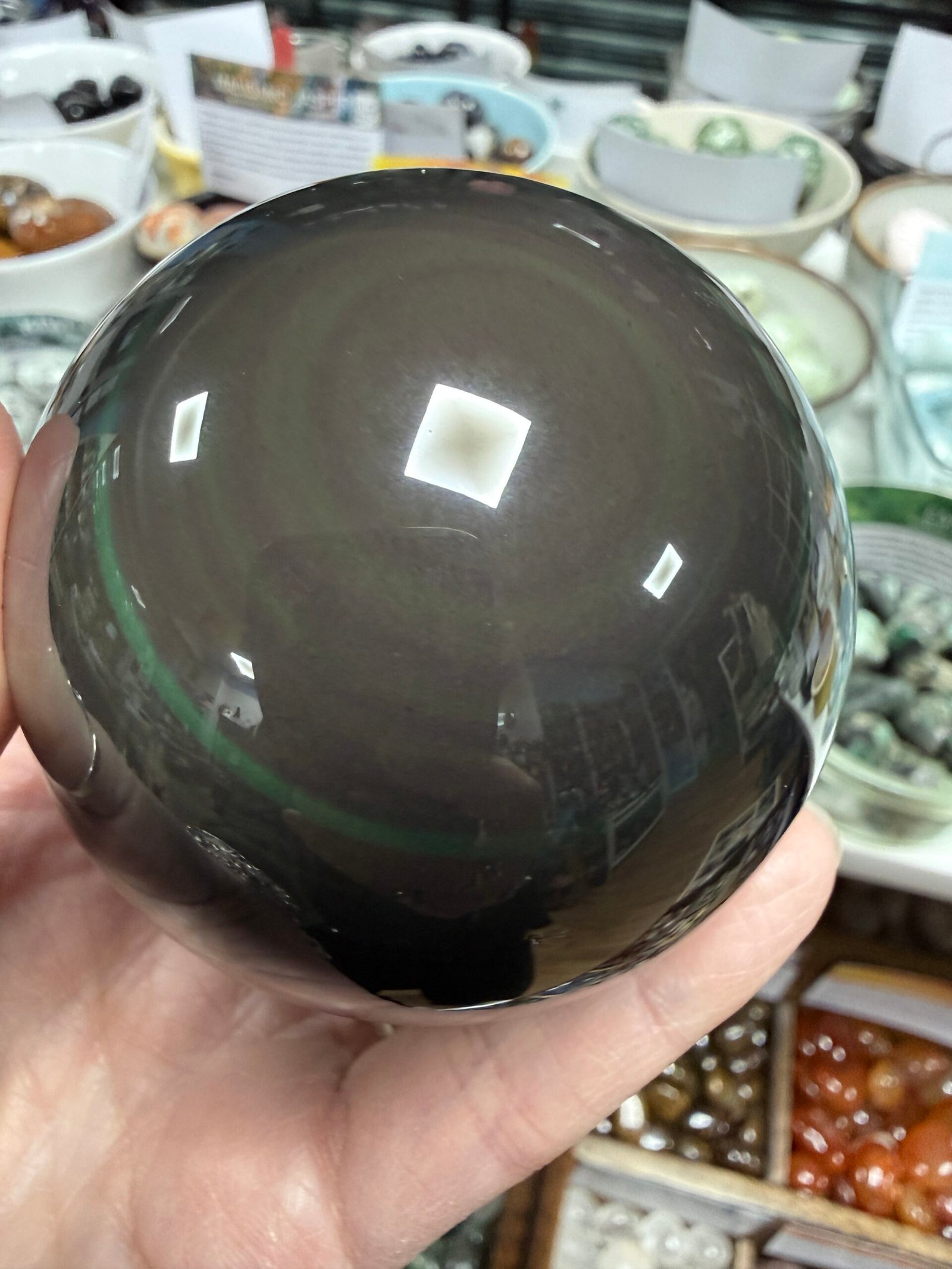 Rainbow Obsidian Sphere - Image 4