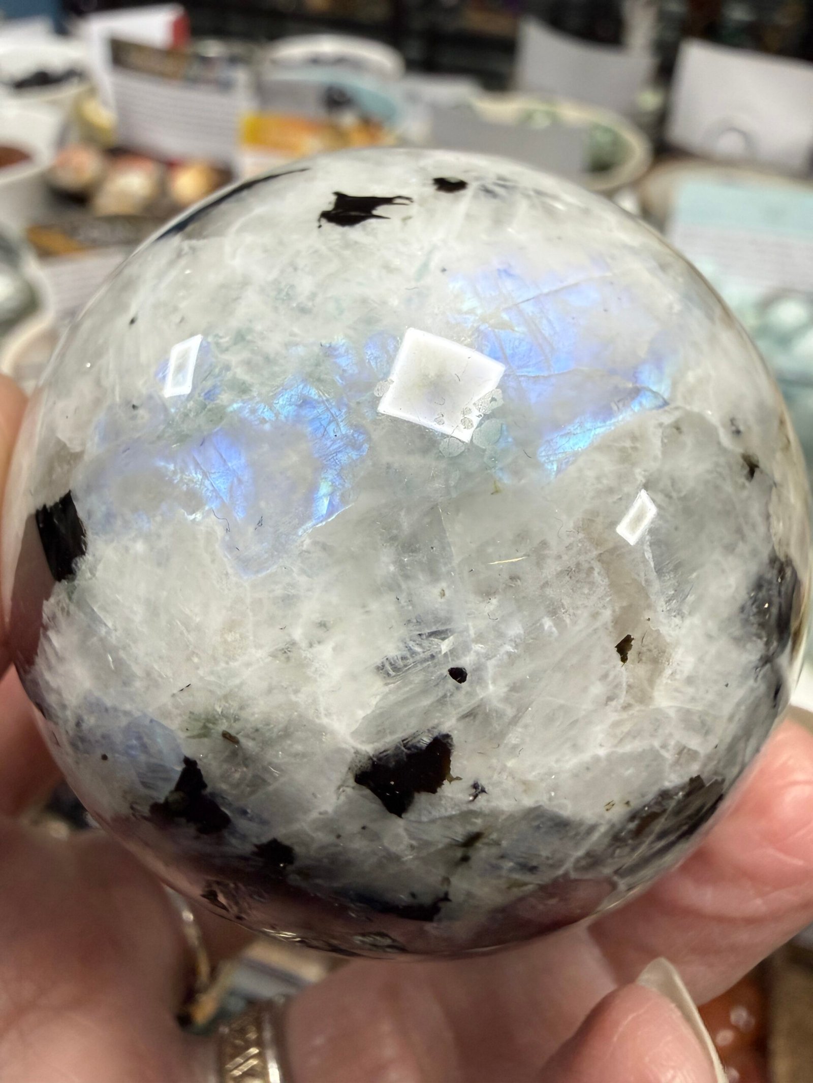 Rainbow Moonstone Sphere - Image 2