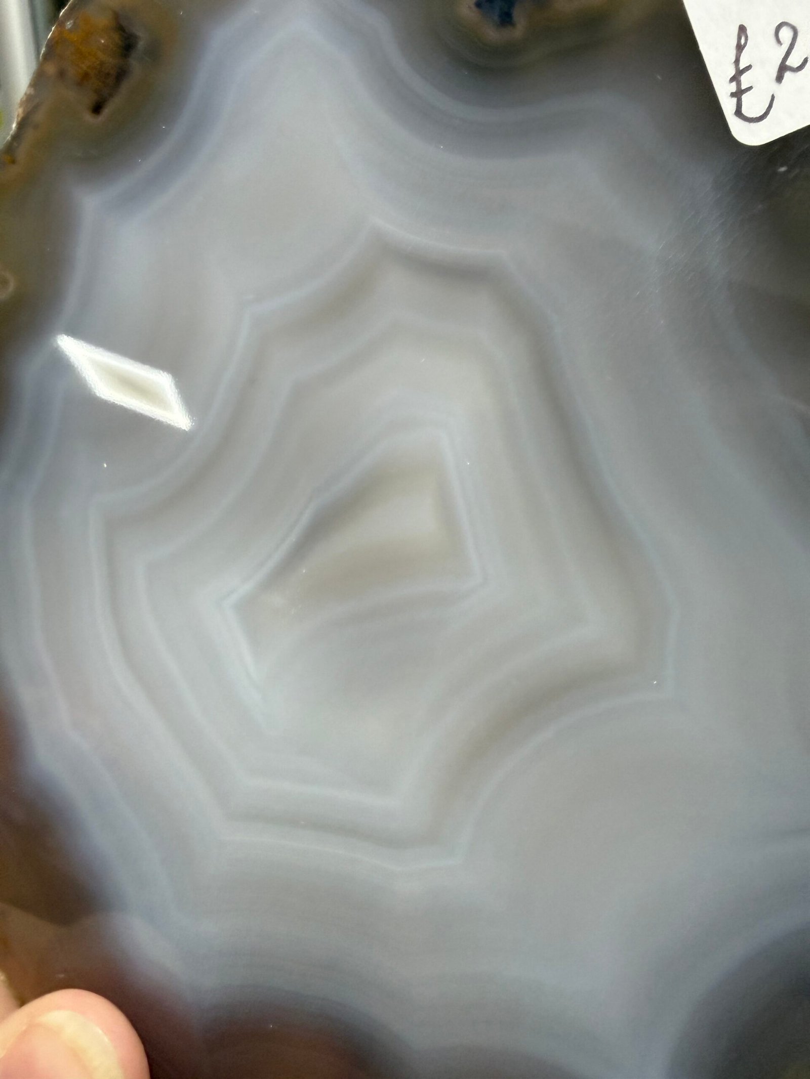 Brazilian Agate Slice with Stand - Image 4