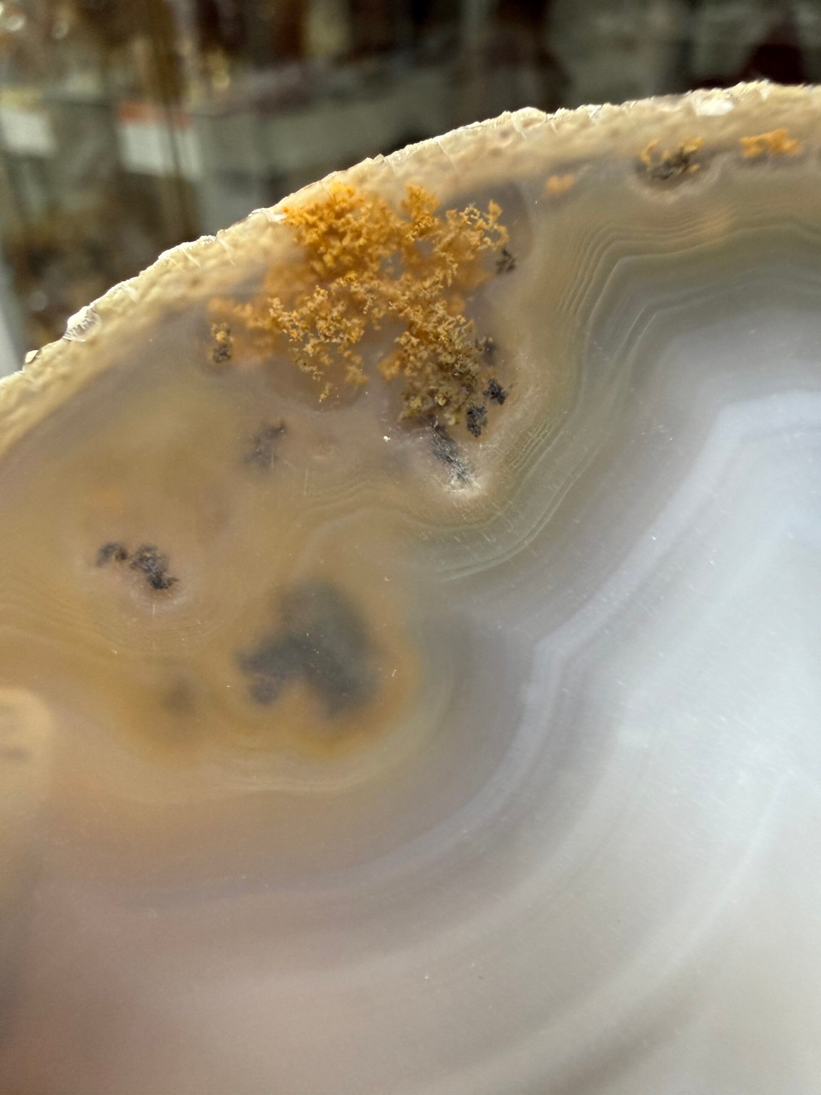 Brazilian Agate Slice with Stand - Image 5