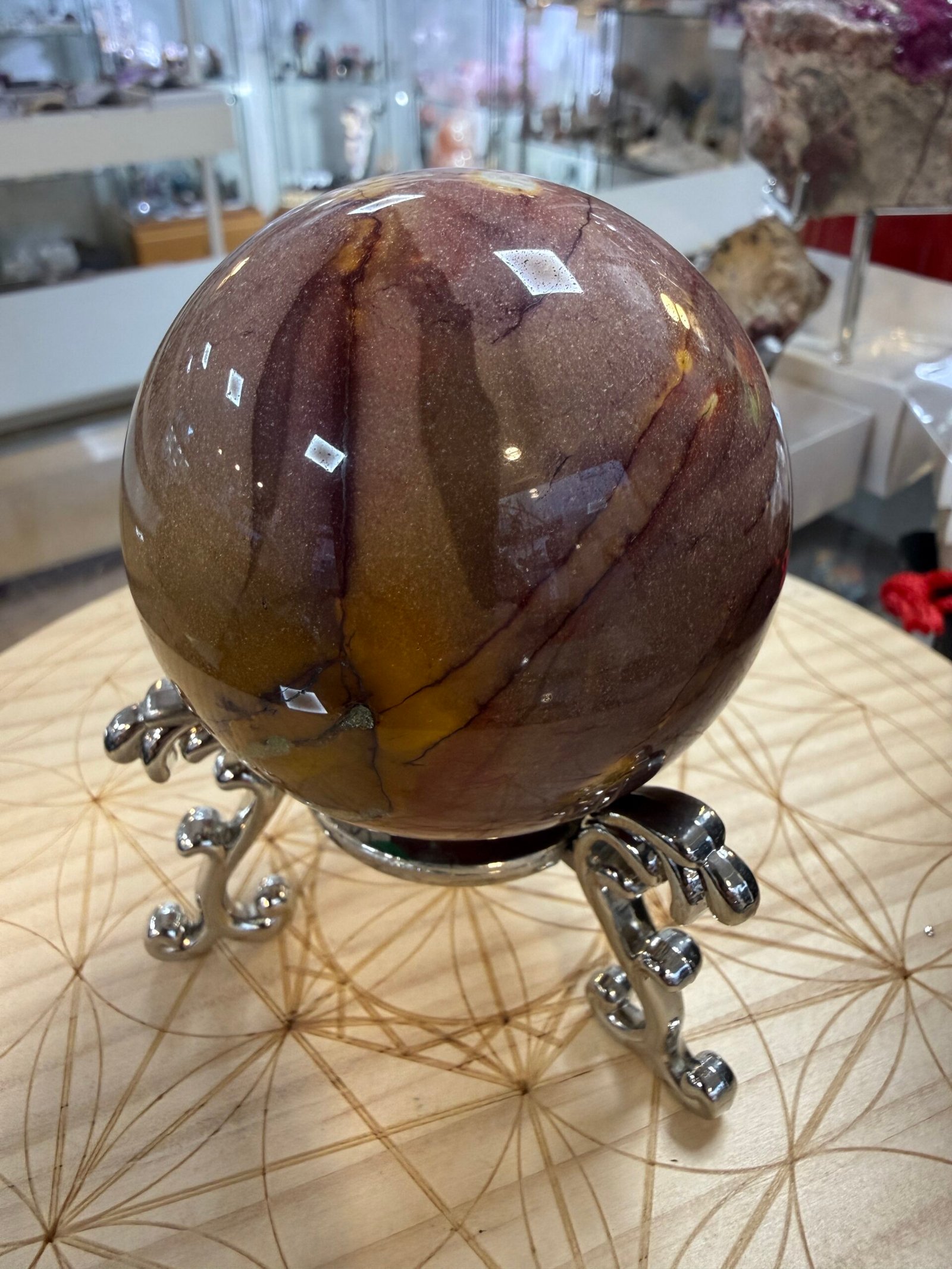 Mookaite Jasper Sphere - Image 6